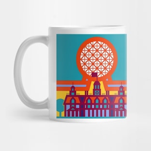 Retro Epcot Center Logo Mug